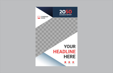 Creative corporate book cover design