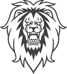Naklejka na ściany i meble Lion Logo Mascot Design Template