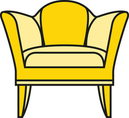 sofa and chair icon illustration