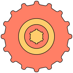 gear and cogwheel icon illustration