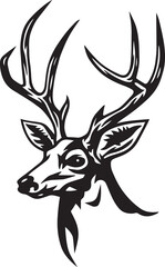 Deer Logo Template Icon Design Illustration 