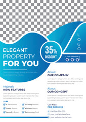 Magazine or Flyer Mockup in Bright Colors. Perfect for Creative Professional Business. Vector Template, Flyer Template Layout Design. Business Flyer, Poster Flyer, Cover Design Layout Space A4 Size