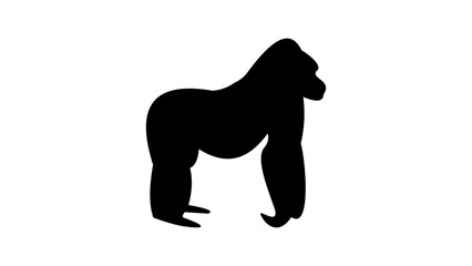 Gorilla silhouette