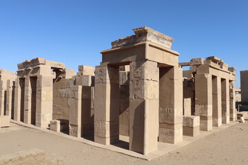Obraz premium Ancient egyptian temple in Aswan (Satet temple)