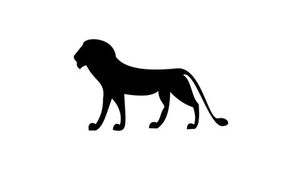 Lion silhouette