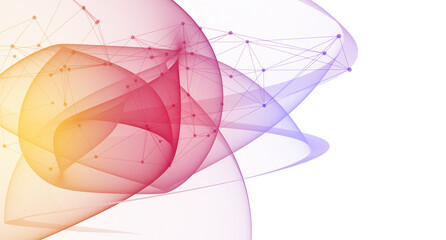 Connections, abstract illustration