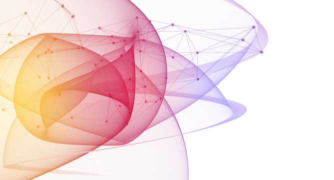 Fototapeta Connections, abstract illustration
