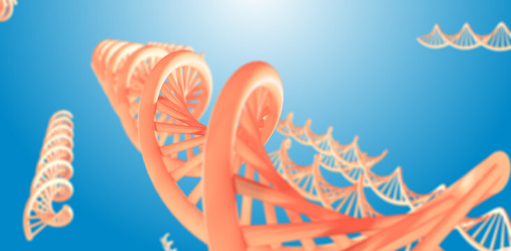 DNA molecules, illustration