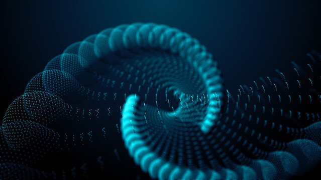 DNA molecule, conceptual illustration