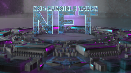 Non-fungible tokens, Illustration