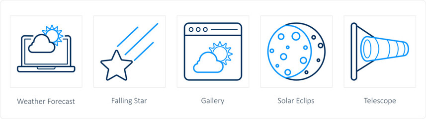 weather forecast, falling star