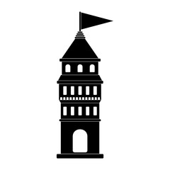Obraz premium castle icon set, castle vector set sign symbol