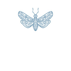 Moth, Butterfly Insect illustration logo png