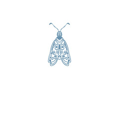 Moth, Butterfly Insect illustration logo png