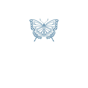 Butterfly Insect illustration logo png