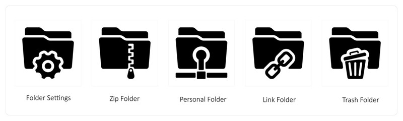 folder setting, zip and personal folder