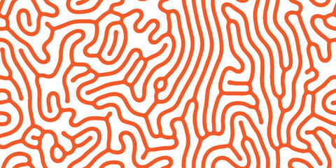 Abstract organic seamless pattern in black and white