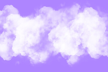Fototapeta premium White Cloud Texture with Purple sky Background 