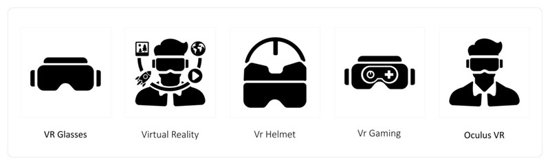 vr glasses, virtual reality and Vr Helmet 