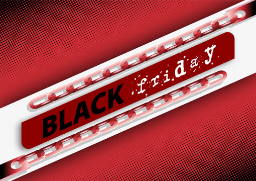 Black Friday Background Pixelate Color Banner Vector.