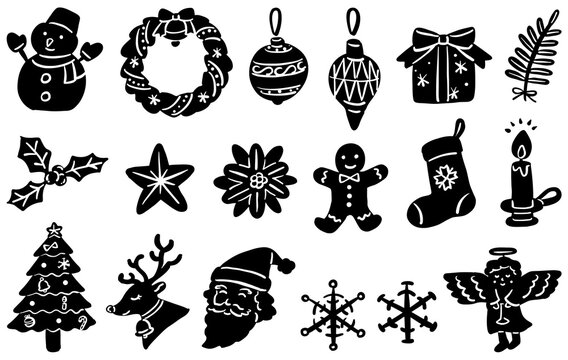 サンタ シルエット Images Browse 619 Stock Photos Vectors And Video Adobe Stock