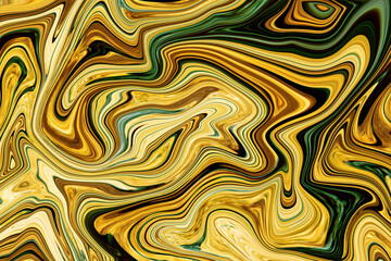 green and gold marble effect  luxury pattern texture background