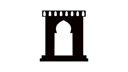 Fototapeta premium arch silhouette 