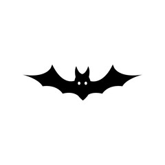 Fototapeta premium Bat vector isolated on white background. Happy Halloween vector isolated on white. Perfect for coloring books, textiles, icons, the web, paintings, children's books, and t-shirt print. 