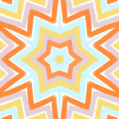 Abstract kaleidoscope background. Beautiful kaleidoscope seamless pattern. Multicolor mosaic texture. Seamless kaleidoscope texture. Unique kaleidoscope design