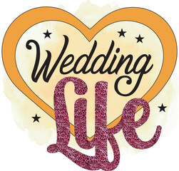 Wedding Sublimation Design