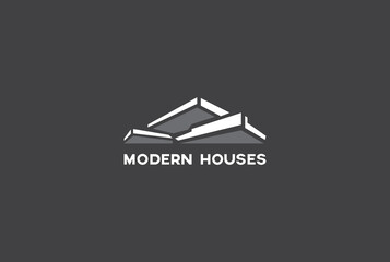 Modern houses logo