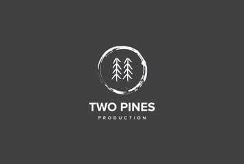 Two pines production logo