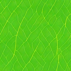 Seamless texture and structure of green leaf Digital art