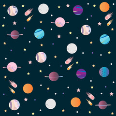 Cosmos planet pattern