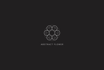 Abstract flower logo