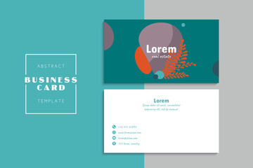 Vector abstract creative business cards (set template)