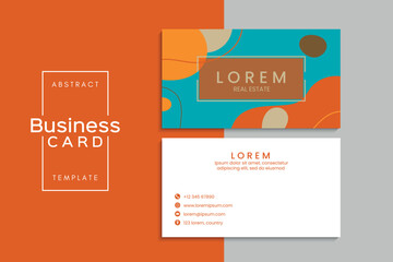 Vector abstract creative business cards (set template)
