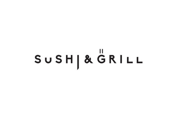 Fototapeta na wymiar Sushi and grill logo