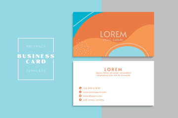 Vector abstract creative business cards (set template)