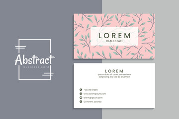 Vector abstract creative business cards (set template)