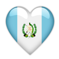 Guatemala Flag Love Symbol