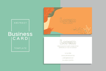 Vector abstract creative business cards (set template)