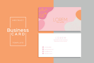 Vector abstract creative business cards (set template)