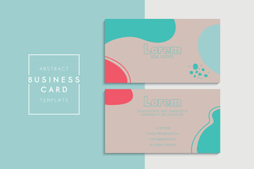 Vector abstract creative business cards (set template)