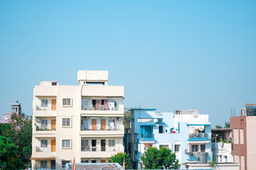 Obraz premium Indian buildings in a city