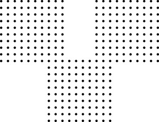 Geometric Dot Halftone Pattern