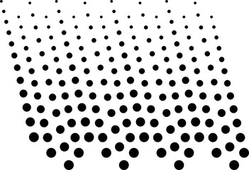 Geometric Dot Halftone Pattern