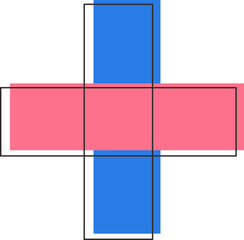 Retro Geometric Memphis Pattern