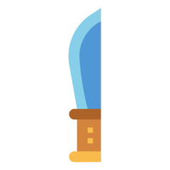 machete flat icon style