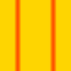 2 Thin Red Lightening Stripes on Yellow Background